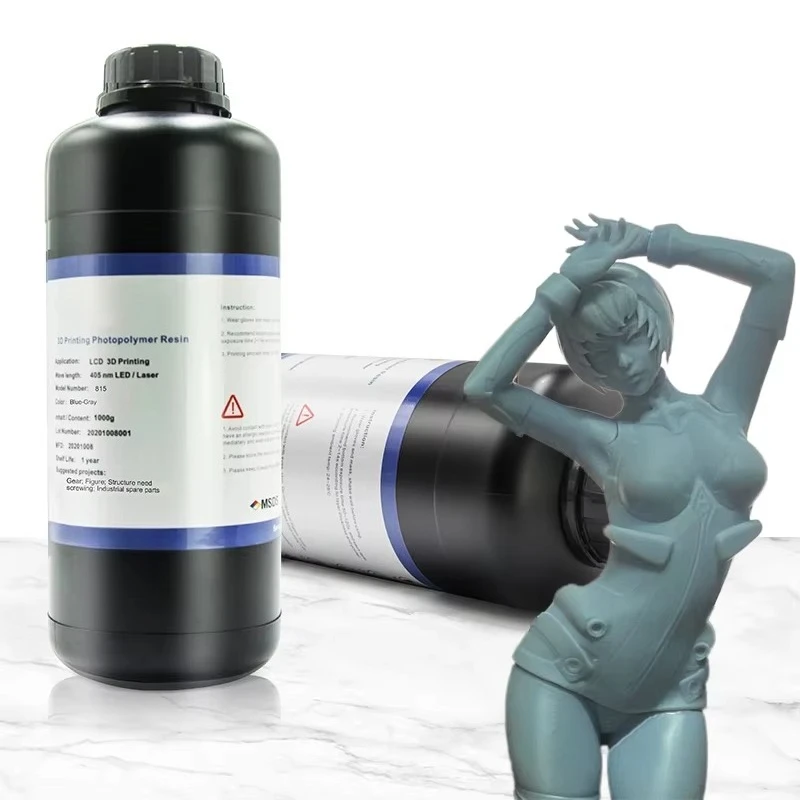 1kg 405nm High Resolution UV Liquid Resin Rigid & Flexible Material for LCD 3D Printer
