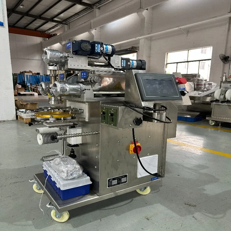Customized Stuffing Encrusting Machine Multifunction Food Filling Machine Bread Bun Pastry Encrusting Equipment