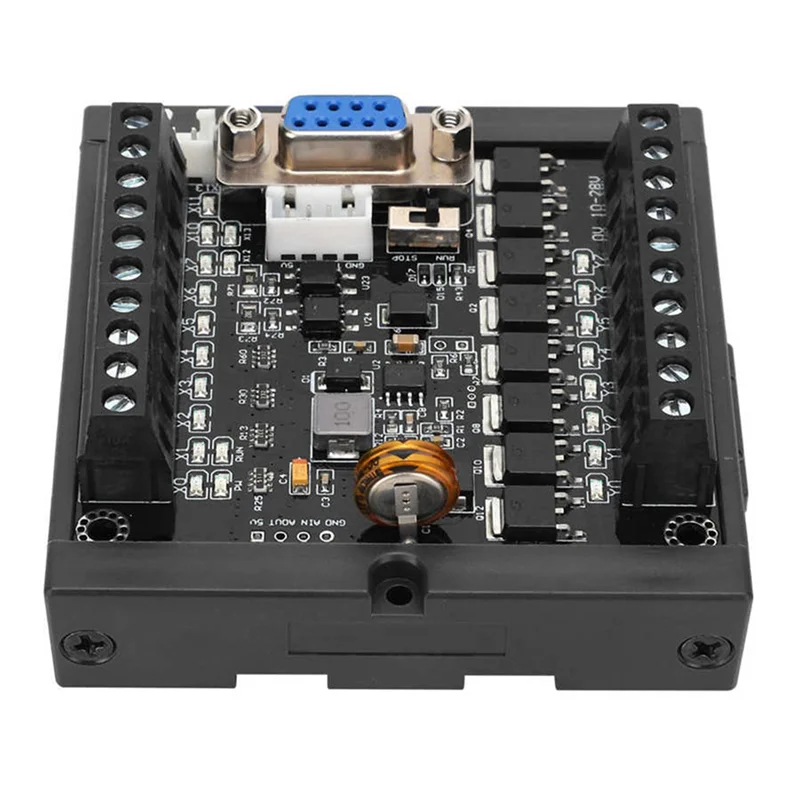 ABRU-4X Programmable Controller FX1N-20MT PLC Module Regulator Industrial Control Board DC24V Programmable Logic Controller