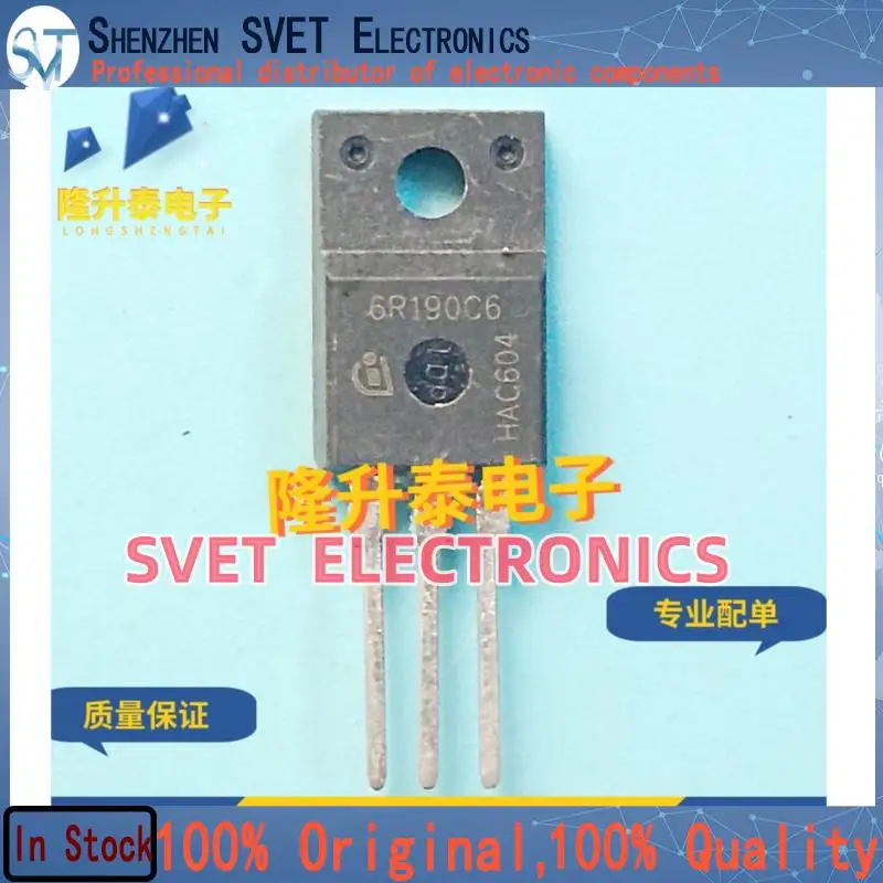 10PCS-50PCS  IPA60R190C6 6R190C6  TO-220F 650V 59A Original In Stock Fast shipping