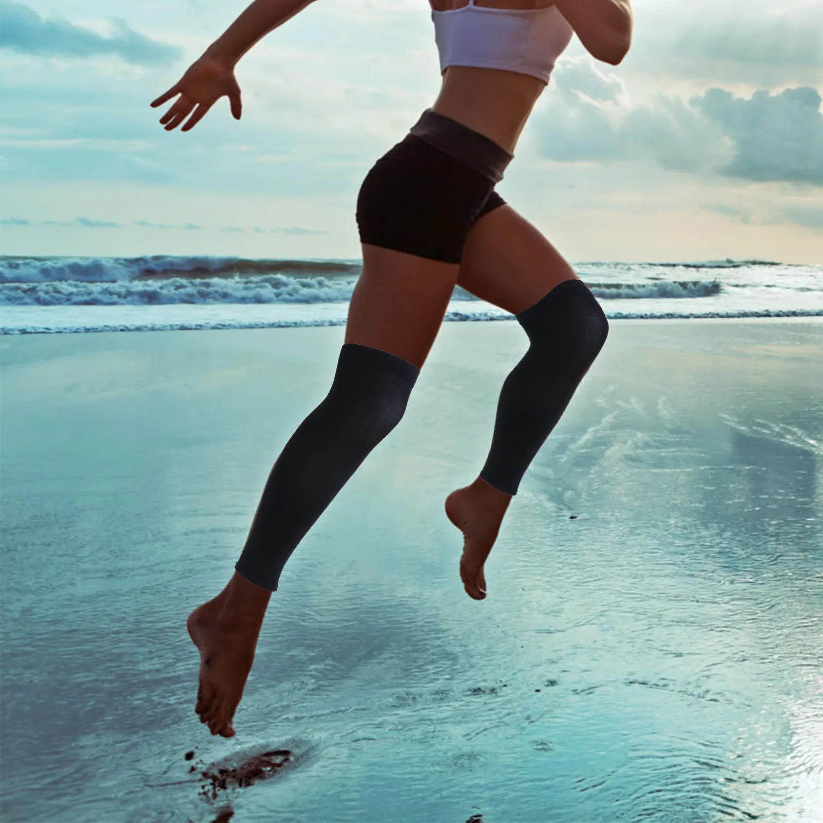 

2Pcs Breathable Sun Protection Legs Guards Cooling Leg Protectors for Outdoor Sports Summer Uv Protection Lightweight