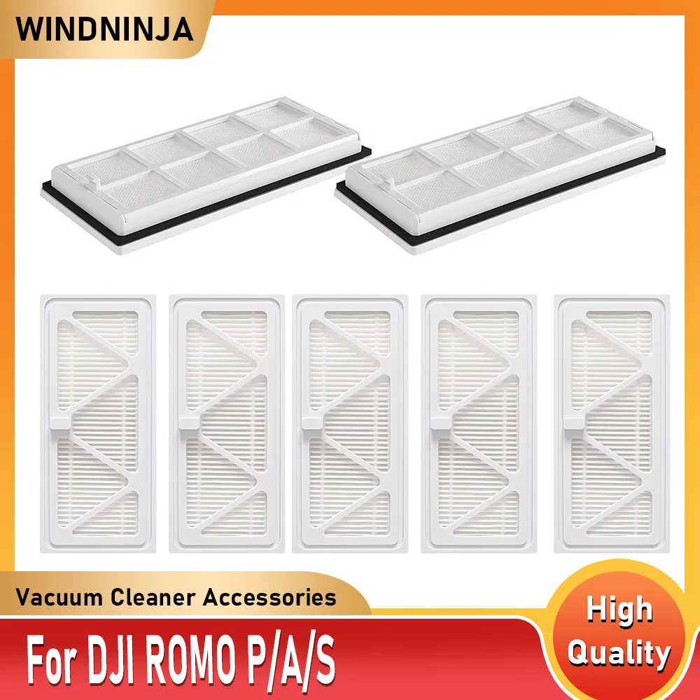 HEPA Filter For DJI For ROMO P S A Vacuum Robotic Reusable Filter Efficient Sweeper Attachment Washable Filter Replacement Parts