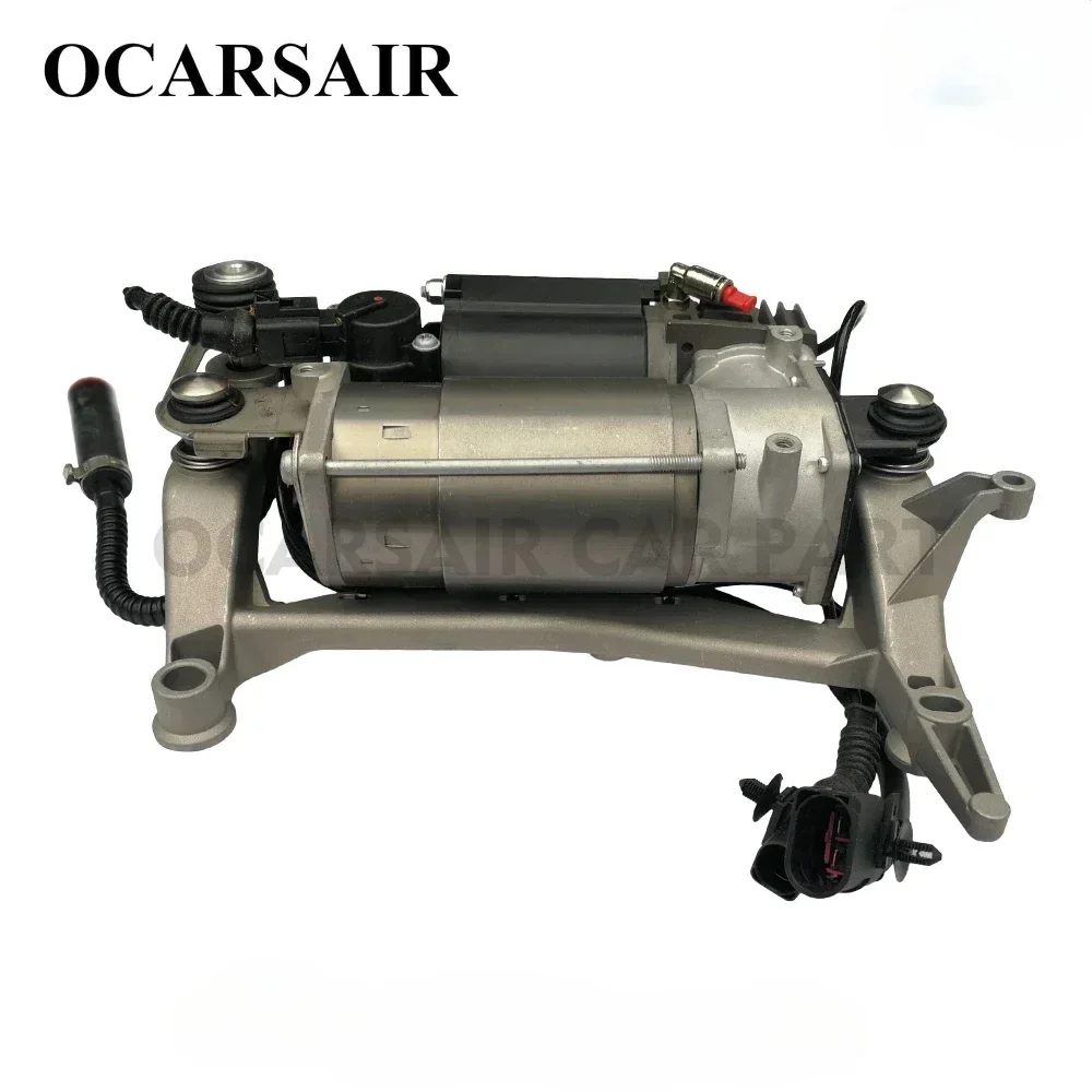 Air Suspension Compressor w/Bracket for VW Touareg & Porsche Cayenne 2010- Oem#7L0616007A/B/C/F/H,95535890101