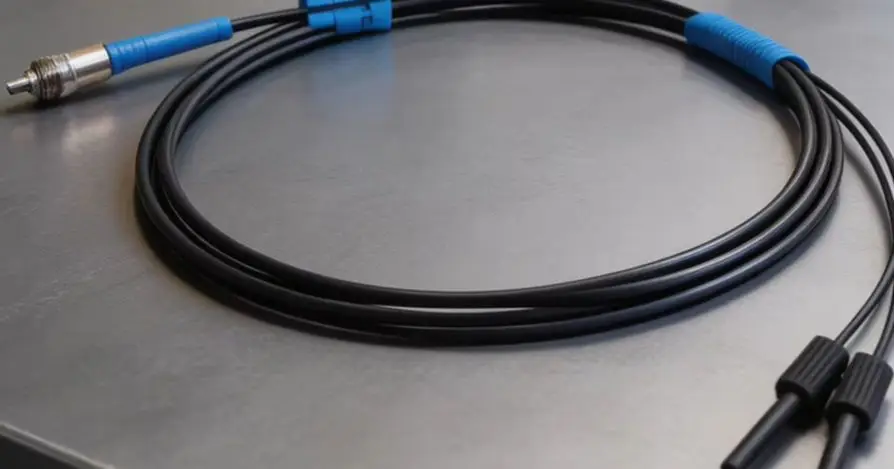 Fiber For Optic Sensor Probe PRS3Y10 PRS3Y20 For Tpv Material 1m 2m Blue Cable For Automated Equipment Railway Monitoring