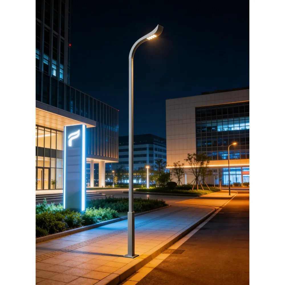 

Outdoor Street Lights High Pole Mains Solar Powered Customizable Modern Landscape Lighting For Park Villa Community New Style