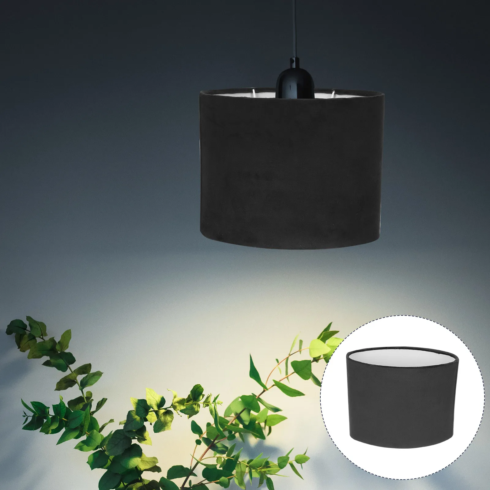 

Floor Lamp Shade Fabric Table Shades Adjustable Lamps Living Room Metal Oval for