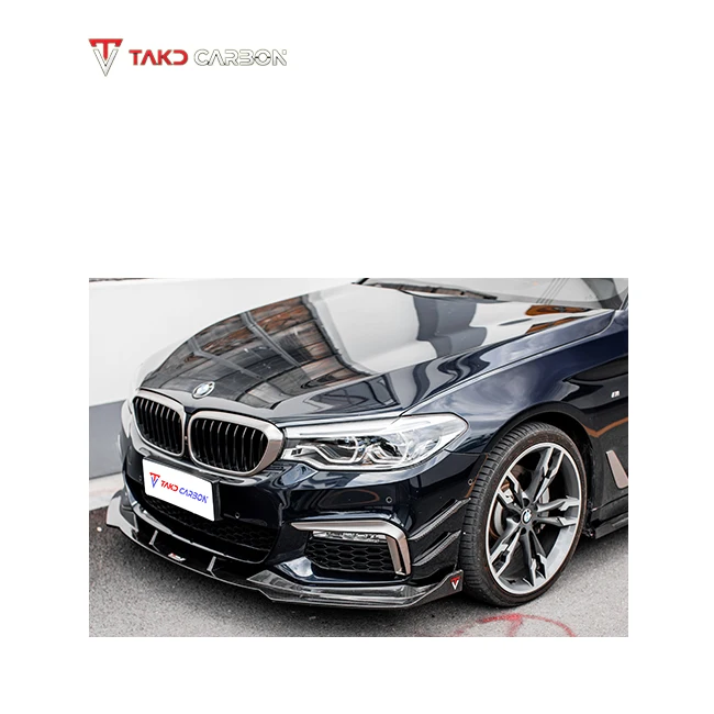

Hot Customized Dry Carbon Fiber Front Bumper Canards for bmws 5 Series G30/G38 2018-2020