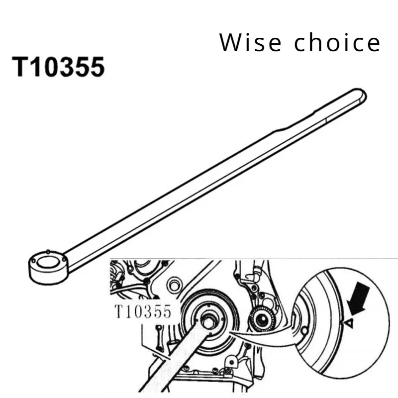 1 New T10355 Crankshaft Balancing Tool Suitable for V0lk-s-wa-gen A-di Sk0-d-a Seat 1.8 2.0 Engine