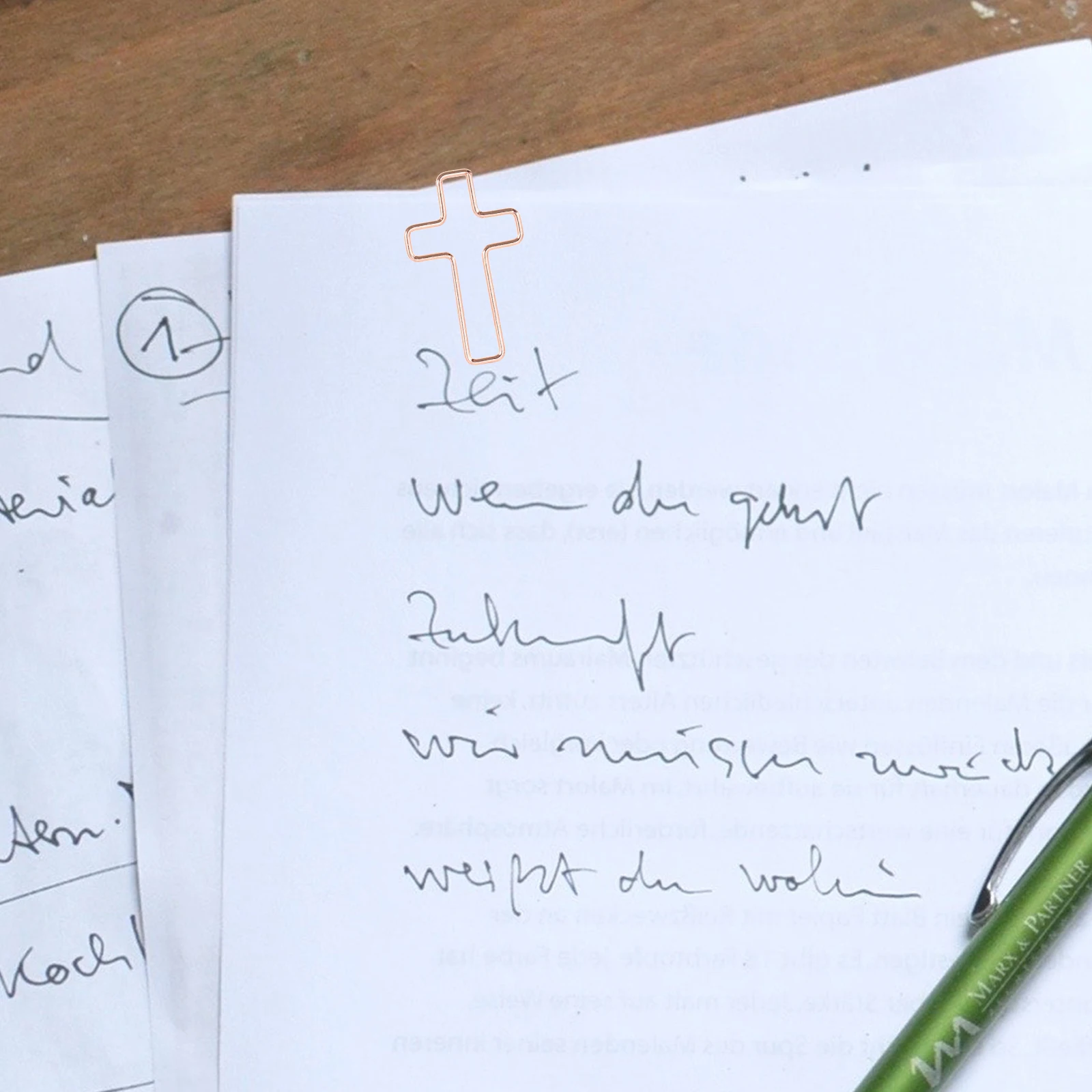 100pcs Cross Paper Clips Strong Clamping Metal Office File Document Fixing Book Reading Marking Small Practical Unique