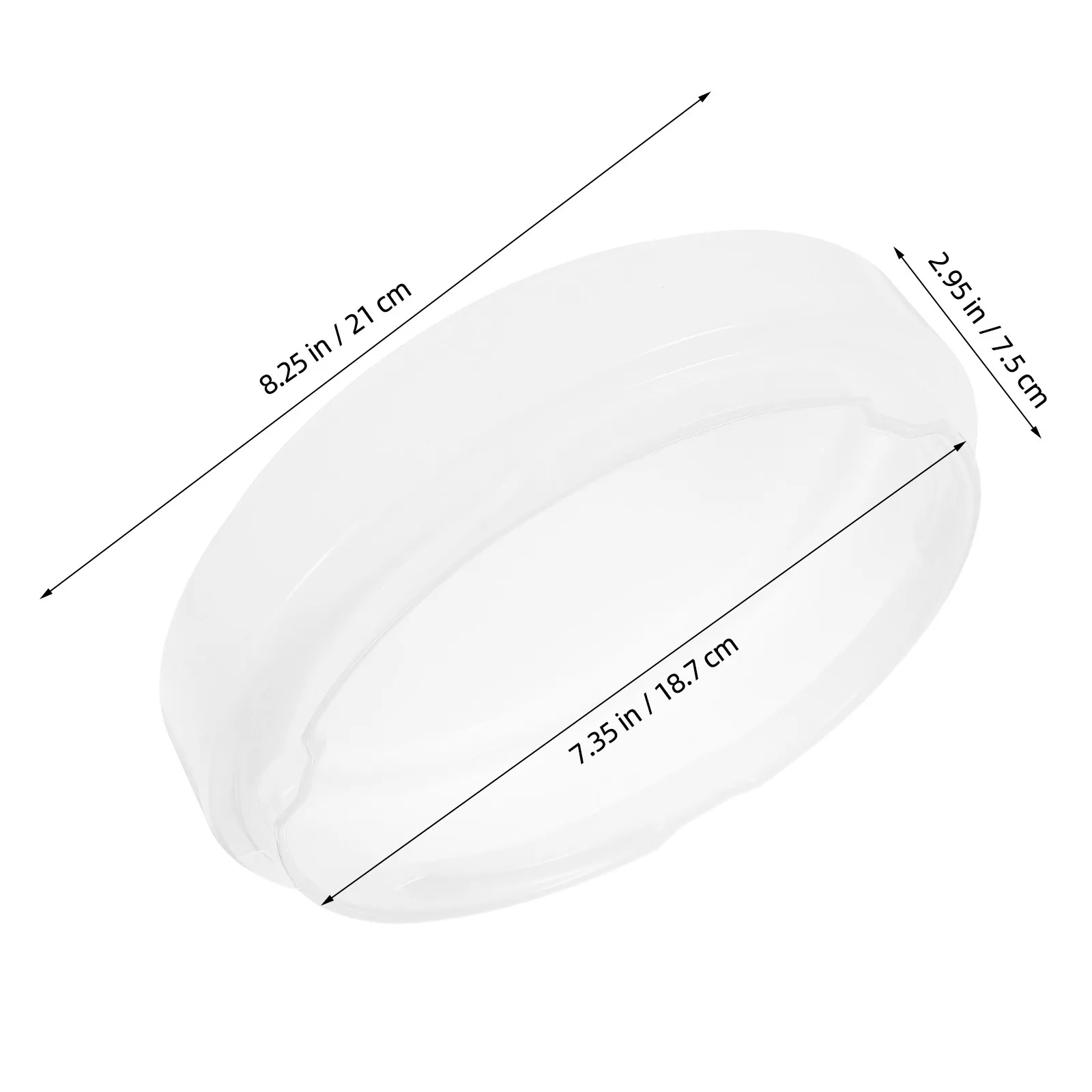 Round Plastic Ceiling Light Shade Twist-Lock Design Easy Install Replacement Lampshade for Kitchen Bathroom Bedroom Office Flush