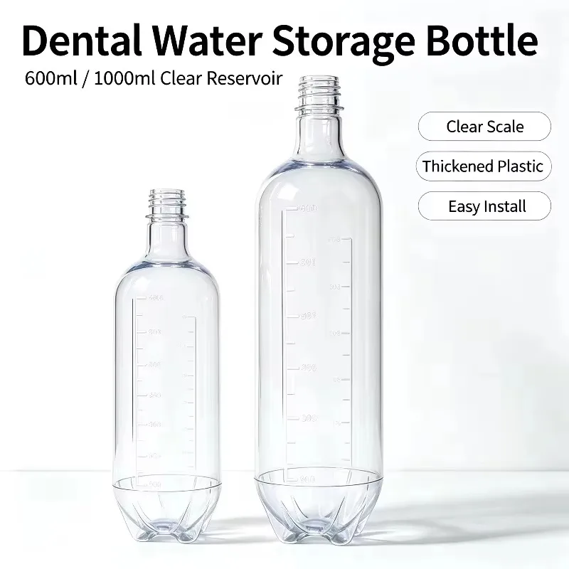 Dental Water Bottle 600ml Reservoir Tank Dental Unit Replacement Part Oral Chair Accessory Transparent Pressure Resistant