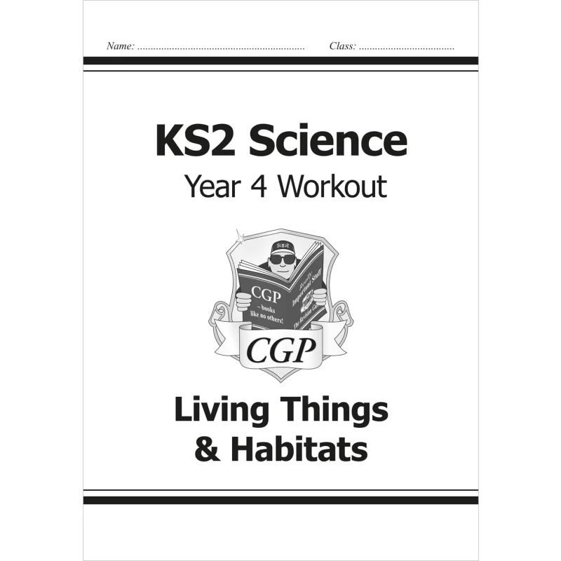 KS2 Science Year Four Workout Living Things  Habitats CGP Books Coordination Group Publications 9781782940838 Book