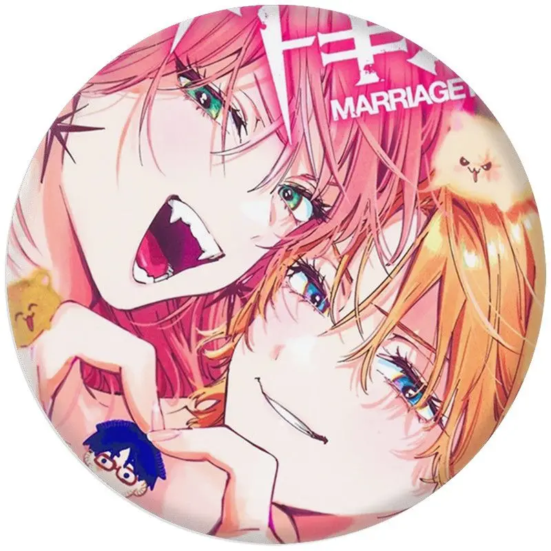 New Marriage Toxin Mei Kiyosaki Hikaru Gero Hochwertiges Abzeichen im niedlichen Anime-Stil mit Cartoon-Print, mädchenhafter Rucksack, Kleidungszubehör – Detail 6