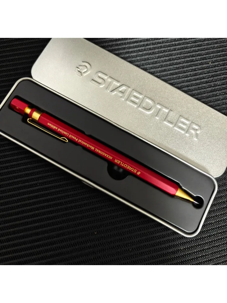 STAEDTLER925 77 Mal- und Zeichenstift Sechseckiger Metall-Zeichenstift für Studenten Automatischer Bleistift 0,5mm Weihnachts- und Neujahrsgeschenke Bürobedarf