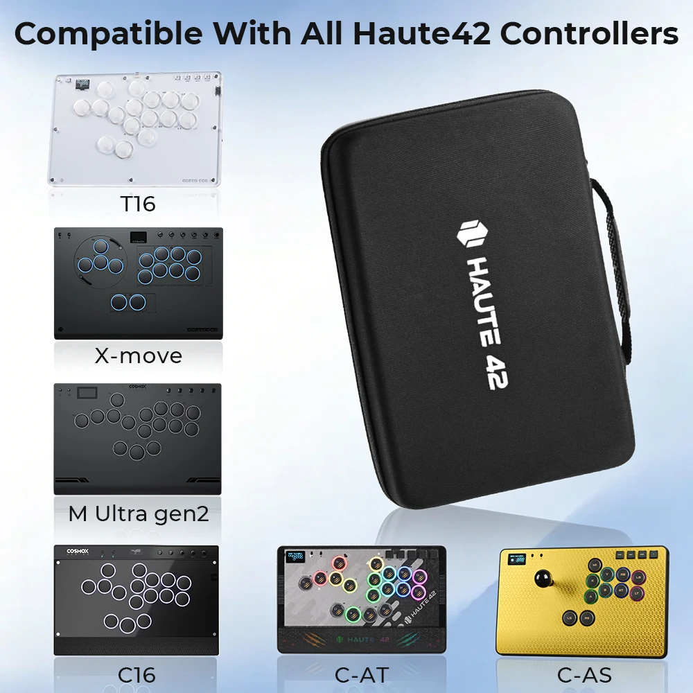 Haute42 Protective Carrying Bag Case For Hitbox Leverless Controller Storage Bag for Haute42 Controller Portable Travel Handbag