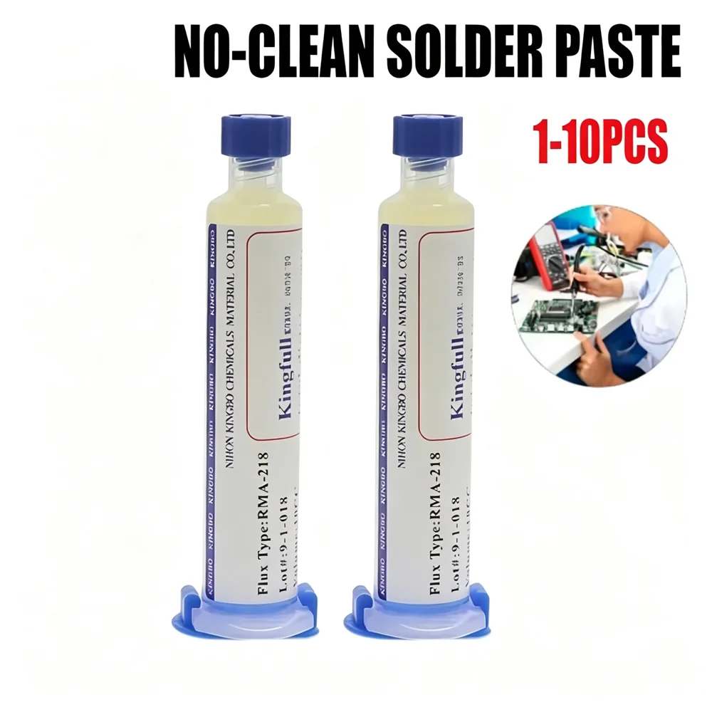 Kingbo Rma 218 Original Flux 10cc Soldering Flux No Cleaning Welding Flux Stencil Universal Reballing