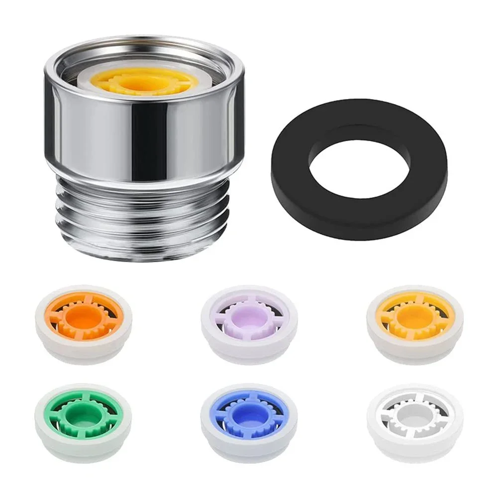 Shower Flow Reducer Limiter Set Water Saving 5 Different Flow Restrictor Aerator Water Controller Reducer Shower Head Bathroom