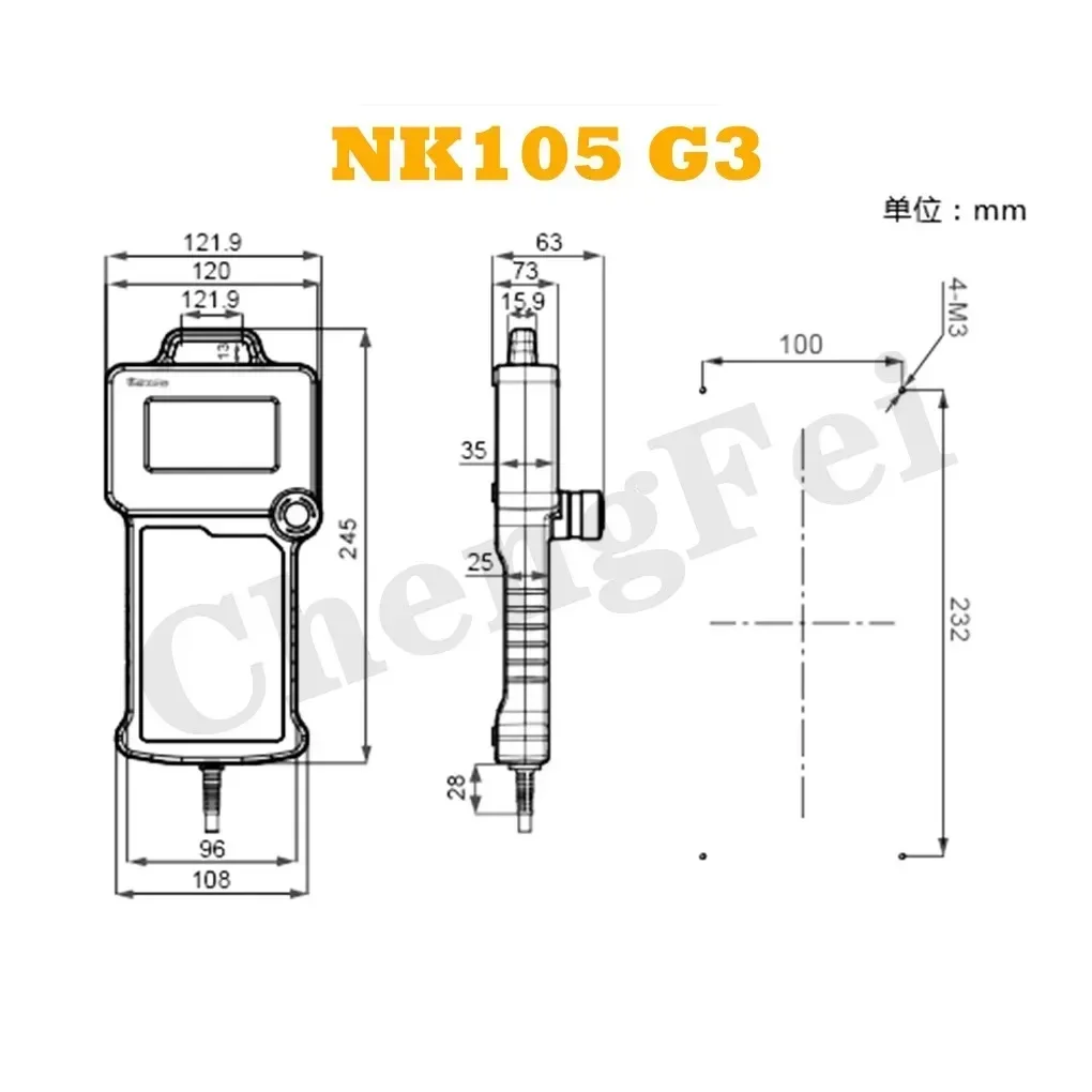 ЧПУ Weihong NK105 G3 ручка DSP деревообрабатывающий контроллер 3 оси 4 оси система управления движением для ЧПУ маршрутизатора автоматический станок