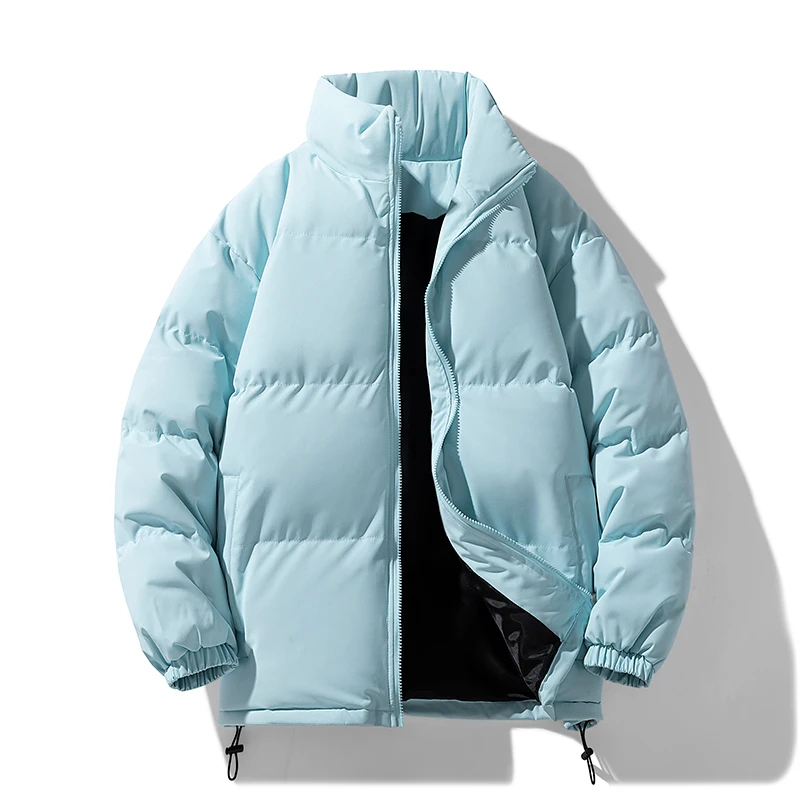 Effen Kleur Outwear Capuchon Parka 'S Heren Mode Jas Winter Puffer Heren Winter Jassen Winddichte Jassen Casual 2024 Nieuwkomers