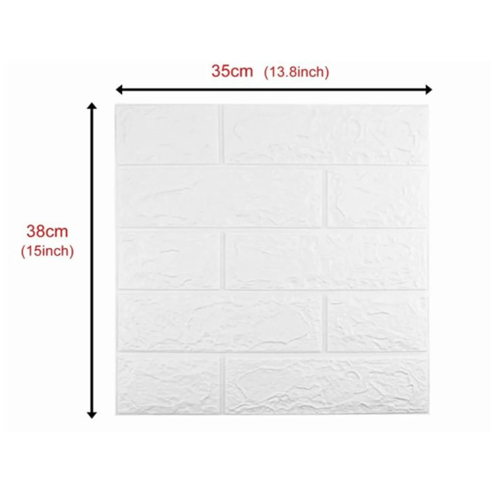 

ZK10 3D обои самоклеющиеся водостойкие режущиеся без запаха искусственная кирпичная настенная панель для гостиной спальни белые 10 шт.