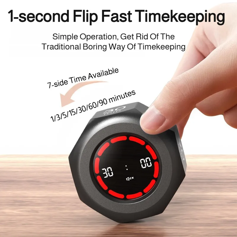 Fitness special flip timer time management study punch timer kitchen time manager special timer