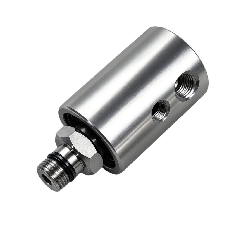 High Speed Rotary Joint Replacement LA-1P01/02, Hydraulic Oil Delivery Connector for Rear End of CNC Lathe Spindle