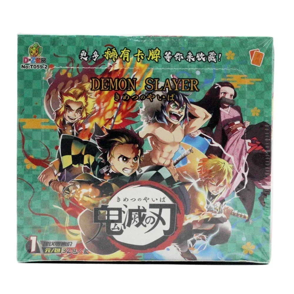 2023 New Original Demons Slayers Collection Card TCG Game Cards Table Toys for Family Children Christmas Halloween Gift