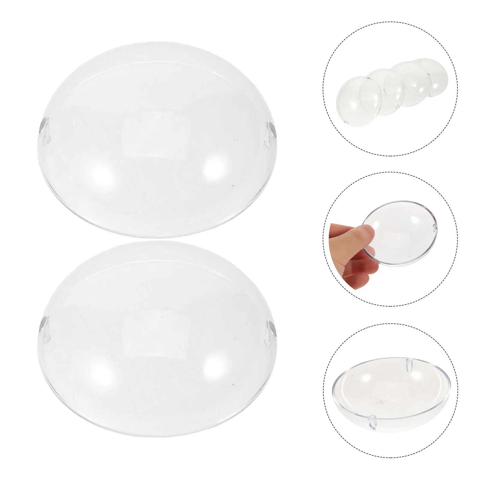 

Набор из 5 прозрачных акриловых защитных чехлов для масок, устойчивых к царапинам, для миниатюрных головных уборов, для рукоделия и DIY-проектов