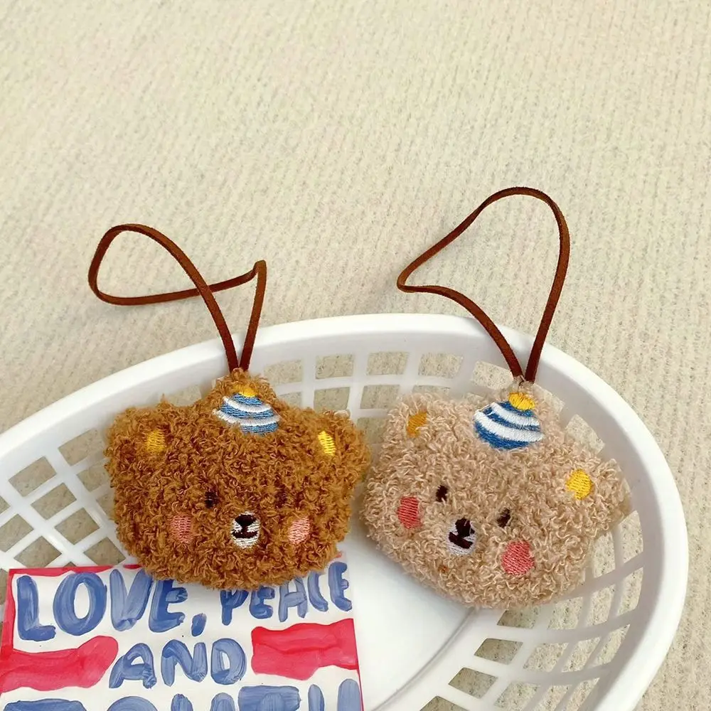 الإبداعية الدب الدمى قلادة الكرتون مع اسم ملصق حقيبة قلادة حقيبة الظهر مفتاح سلسلة حقيبة الديكور #4