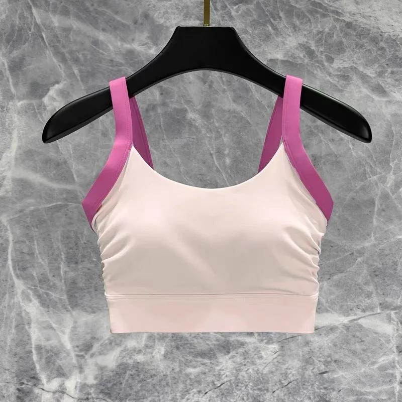 بدلة يوجا للتدريب على الجري بكوب واحد عالي الكثافة للنساء، حمالة صدر رياضية سريعة الجفاف، حمالة صدر للياقة البدنية بظهر جميل