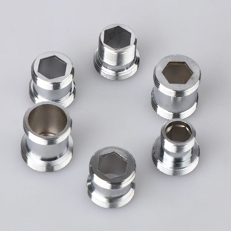 1 Pc Threaded Adaptor Faucet Fittings Bathroom Kitchen Faucet Spout Brass Connector Fittings