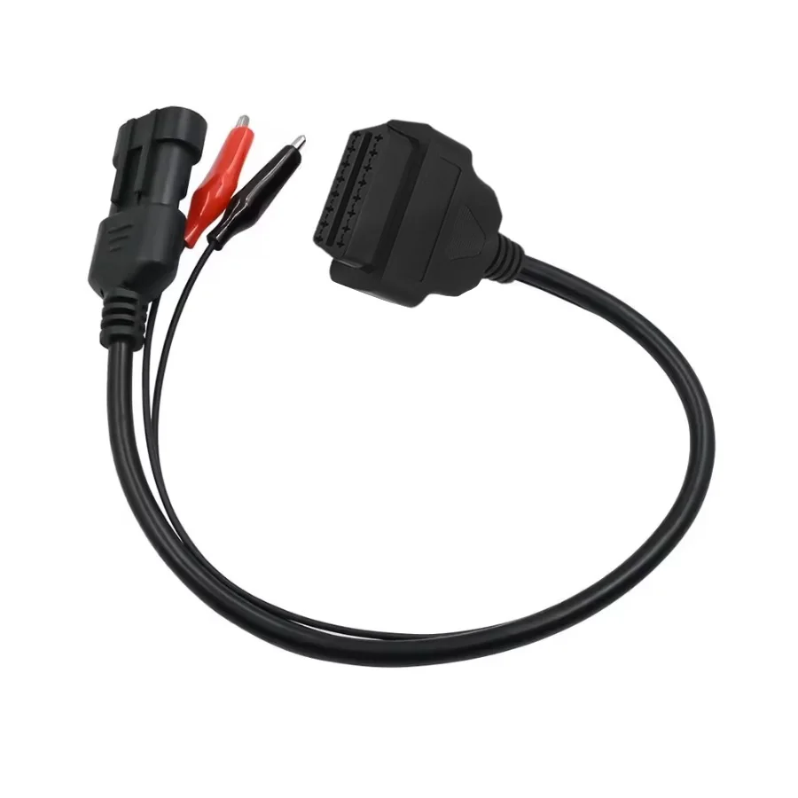 For Fiat / Alfa/ Lancia 3 Pin to 16 Pin OBDII OBD2 connector Adapter Auto- Car Cable For Fiat 3pin Female Diagnostic Cable
