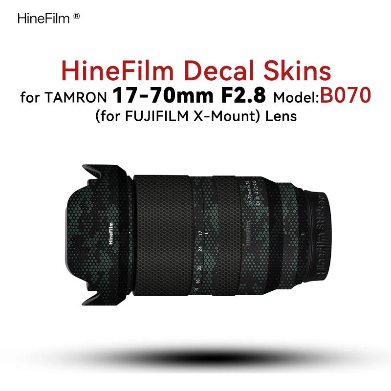 1770 Ống Kính Bảo Vệ Da Cho Ống Kính Tamron 17-70Mm F2.8 Di III-A VC RXD Cho Fuji X Mount ống Kính Decal Da Chống Trầy Xước Áo Bọc
