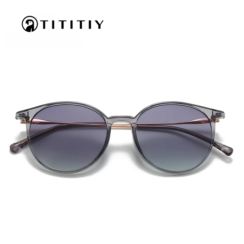 TITITIY-نظارات شمسية مستقطبة خفيفة للغاية للنساء ، تصميم أنيق بسيط ، إكسسوارات ملابس يومية ، طبق ، جديد