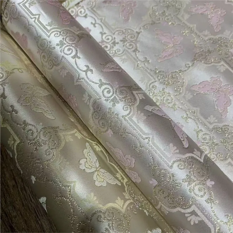 

High-precision clothing film and television costumes cheongsam pillowcase four-piece set new brocade jacquard fabric