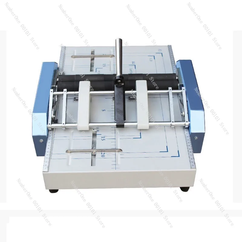A3 Saddle Stitching Folding Machine Electric Stapler Folder Combo Large Format Booklet Binding Maker Crown Wire Stitcher Paper
