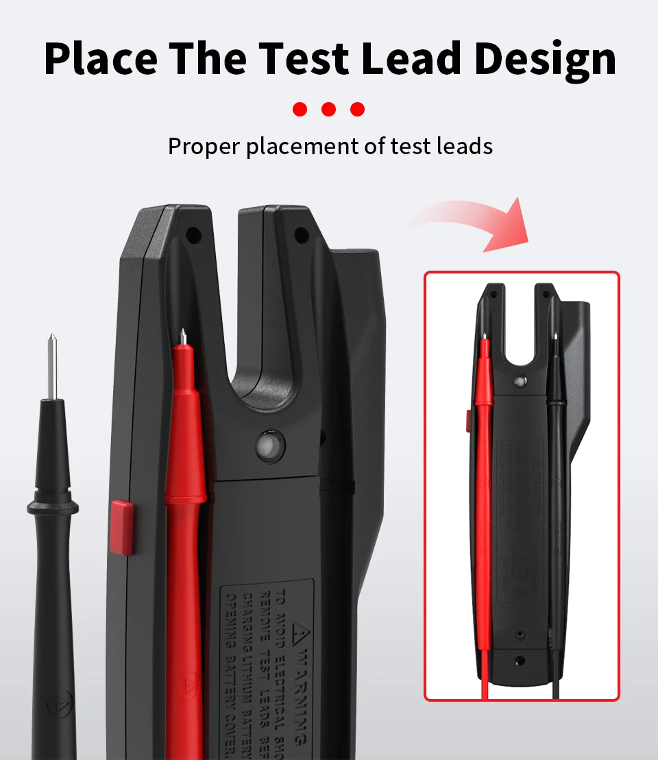 U6 U6X Digitale vorkstroommeter 600A Stroom Open kaak Ampèremeter Multimeter DC AC Stroom Hz Elektrische tester Oplaadbare batterij