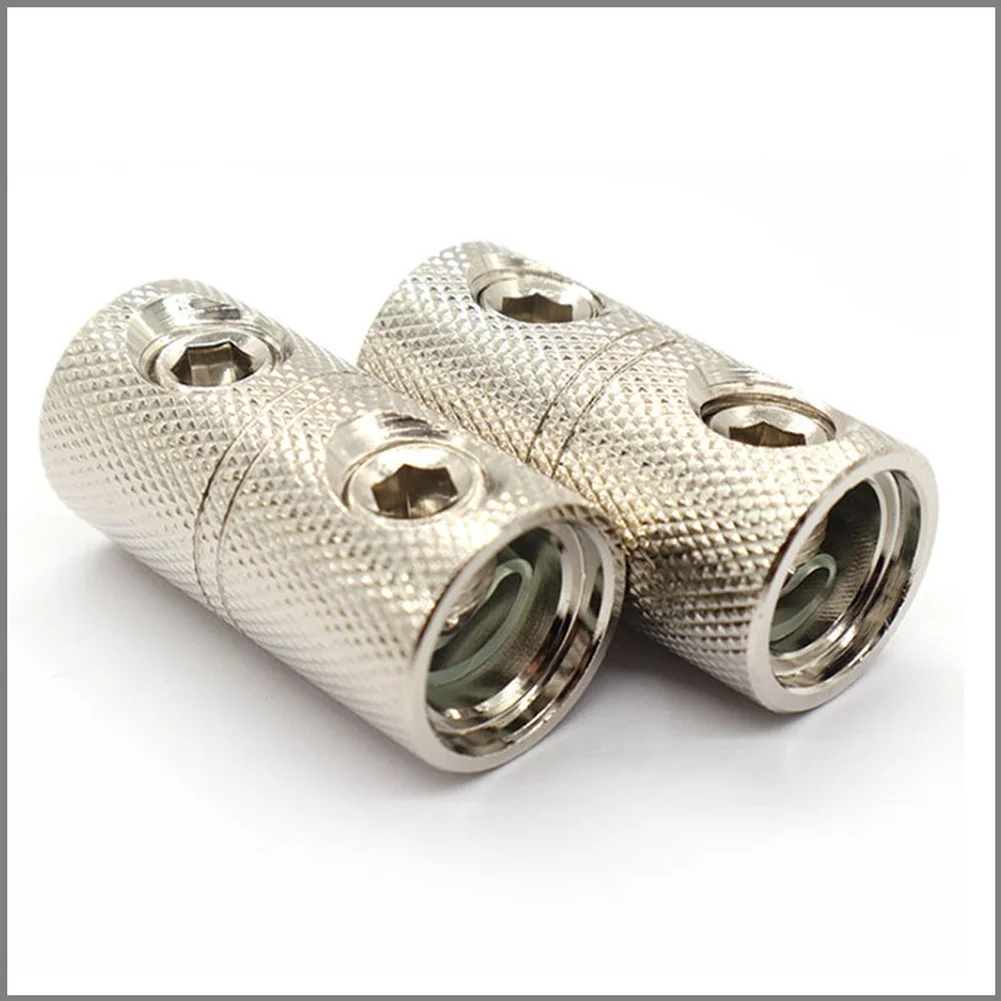 Car Audio Power Wire Extension Connectors For 8GA 4GA 0GA Cables Nickel Plated Terminal Block Splice Kit