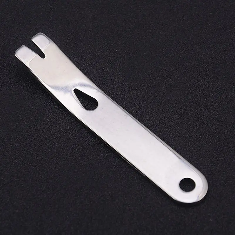 Outdoor Crank Crowbars Pry Bar Stainless Steel Multi-function Pocket EDC Mini Survival Tools Keychain Opener Scraper