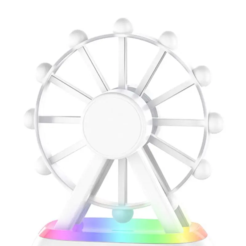 [NEW!A67Z】 Ferris Wheel Essential Oil Diffuser With BT Speaker Aromatherapy Diffuser Noiseless Operation Suitable For Room EU Pl