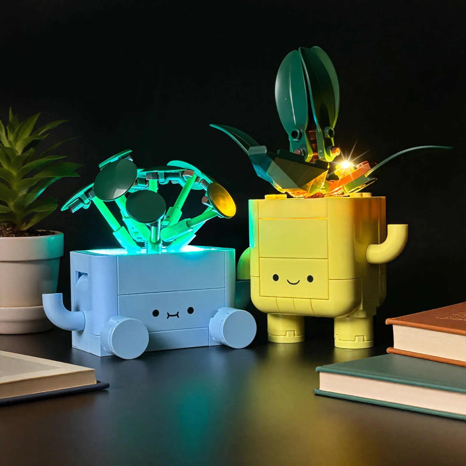 LYBMTWF LED Lighting Kit Compatible with Lego 10349 Happy Plants (NOT Include The Model Bricks)