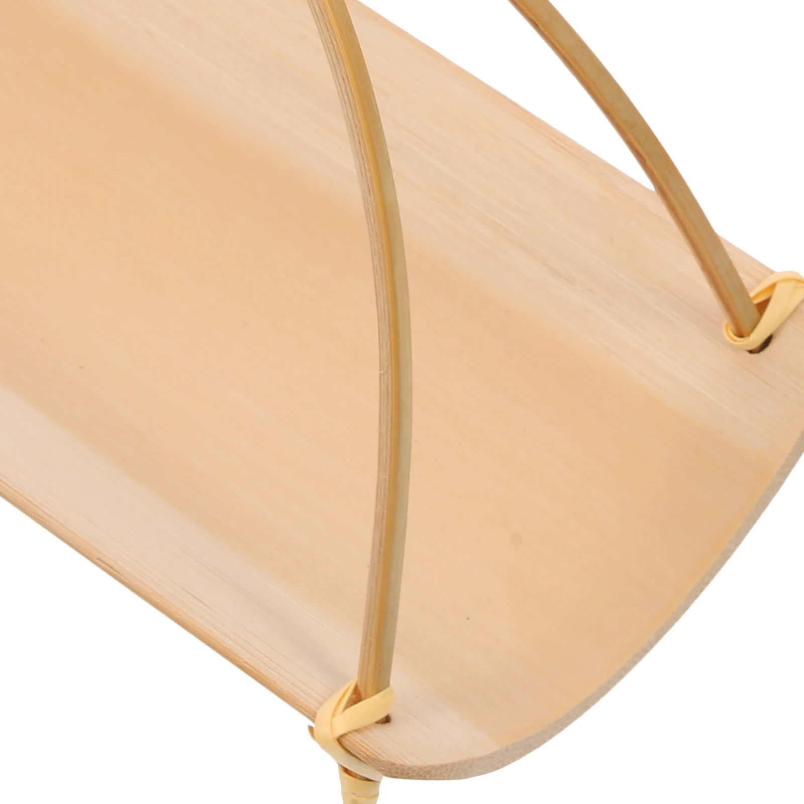 

Stylish Snack Multi-Function Bamboo Dessert Tray Household Fruit Plate Decorative Serving Plate For Candy Fruits Nuts