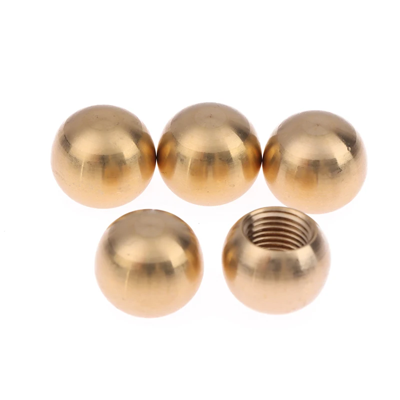 10Pcs M3/M4/M5/M6/M10 Brass Female Ball Head Copper Inner Tooth Ball Nut Light Cap Nut Cover Lighting Accessories