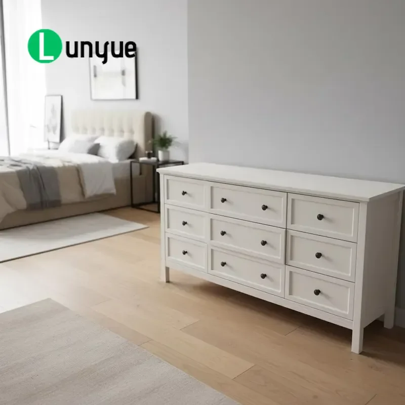 Nordic Modern 5 Drawer Cabinet Metal Multi-layer Locker Removable Storage Unit for Bedroom Living Room Furniture
