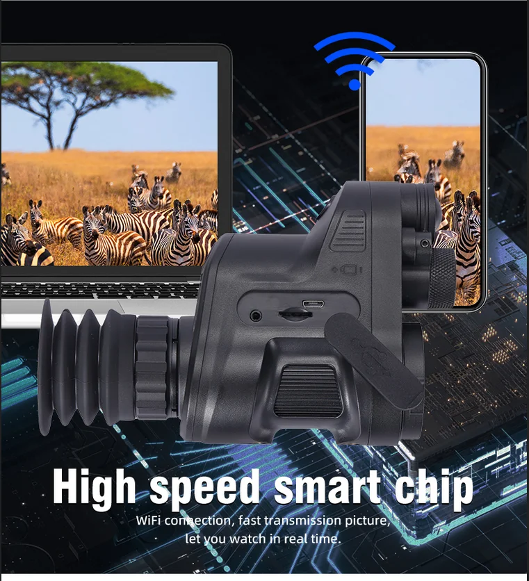 NV710S Night Vision Device Night Vision Monocular Infrared Night Vision Scope Hunting Trail  Googles NV Cam X