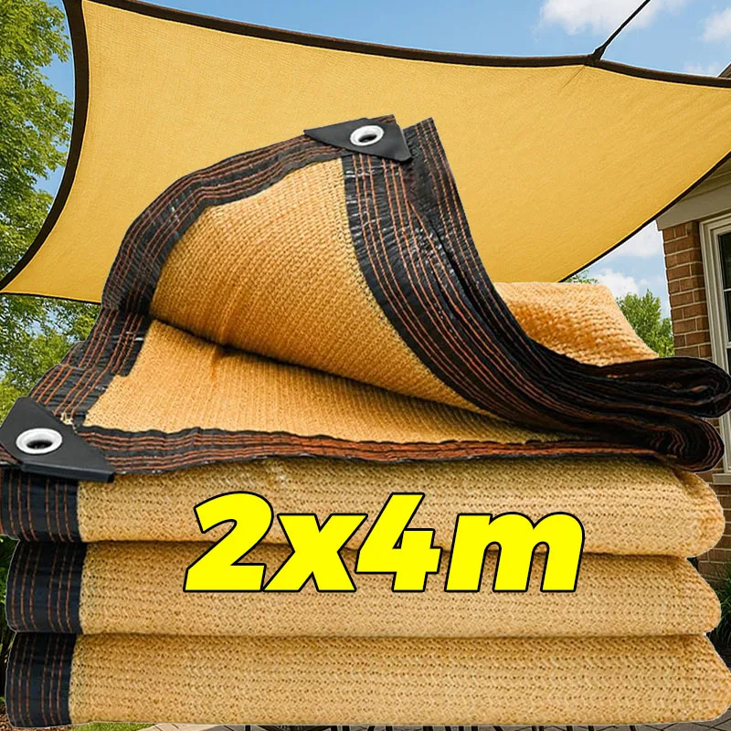 

Sunshade Net Anti-ultraviolet Awning Plant Cover Net for Outdoor Garden Courtyard Swimming Pool Balcony Hanging Shade Cloth