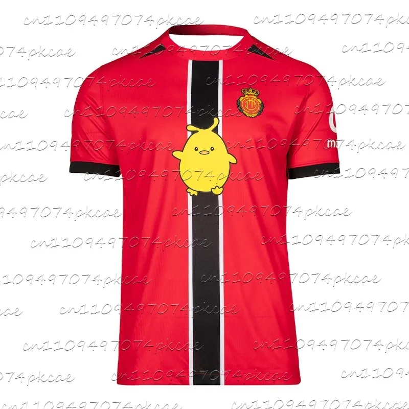 2025 nuevo Unisex RCD Mallorca V2 camiseta de dibujos animados de manga corta de verano de secado rápido transpirable camiseta de moda para combinar y uso diario Y2k