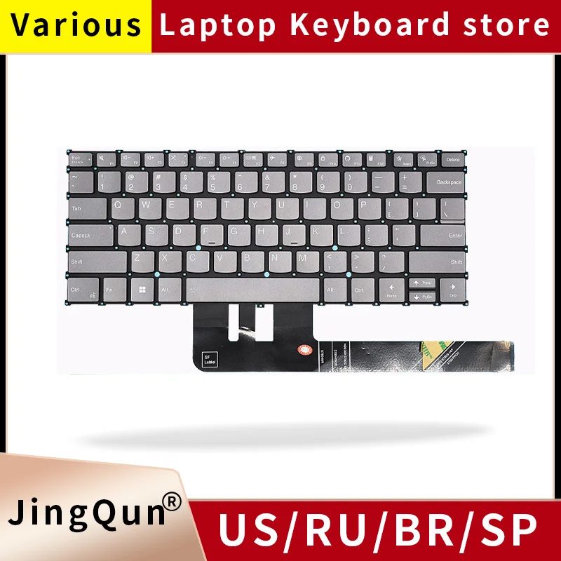 

NEW US English Russian Backlit Keyboard For Lenovo Yoga Pro7 14ARP8 Yoga Pro14s IRH8 APH8 PH4CVXB layout With Backlight