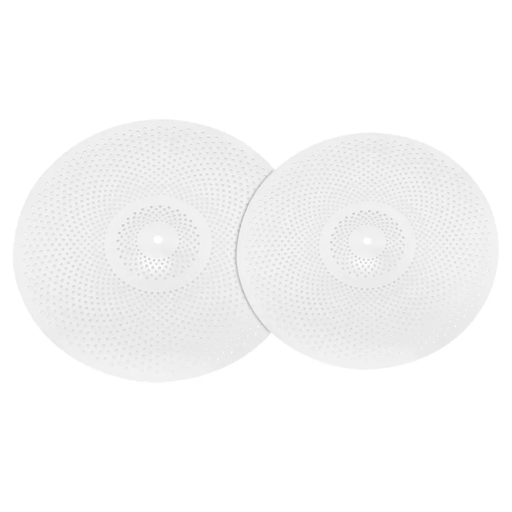 

2pcs Noise Reduction Cymbal Silent Cymbal For Set Durable Alloy Mute Cymbals Easy Install Practical Drum Fitting Jazz Drum