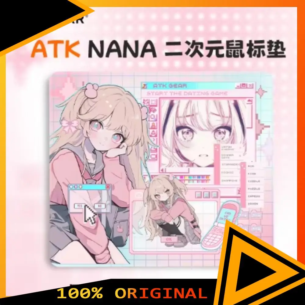 

ATK Nana Mid Smooth Mousepad ATK Dream Neutral Balance Mouse Pad 490x420x4mm SOFT FPS Mousepads PC Gamers Custom Office Gift